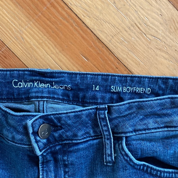 Calvin Klein Womens‎ Slim Boyfriend Jeans 14 - Picture 2 of 6